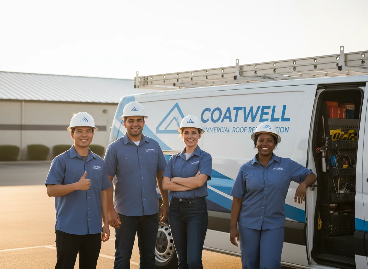 Commercial roof coating company in Stanley, IA